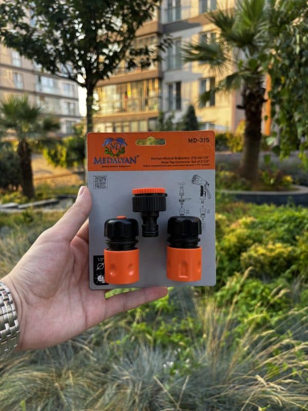 HORTUM MUSLUK BAĞLANTI SETİ ( 3’LÜ SET ½ ’’ )